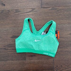 Nike green sports bra